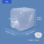 Custom Size Accepted 20L Outdoor Collapsible Jerry Can Water Container With