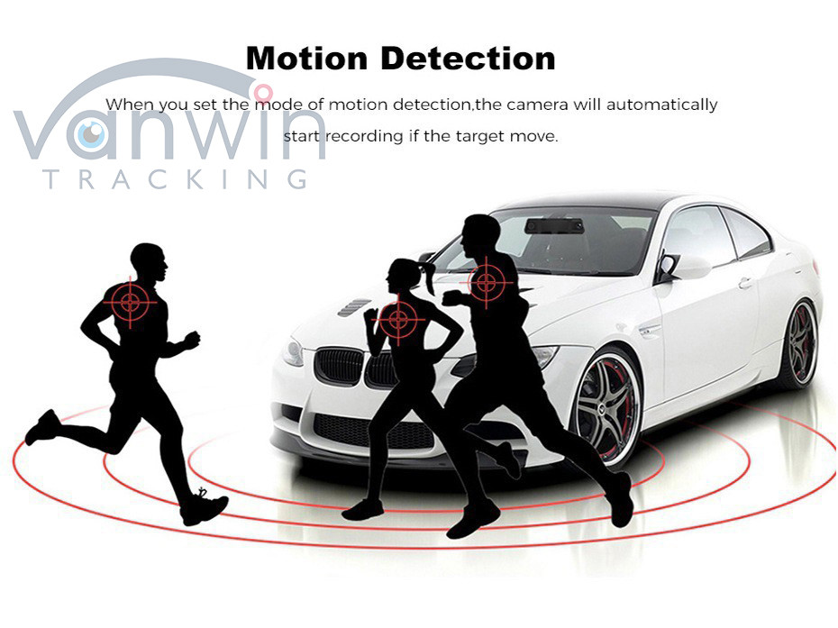 Mini 120 ° Wide-Angle Driving Recorder AHD 1080P With GPS Support