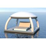 AquaBanas Inflatable Floating Party Platform For Yacht With Tent 10 Person