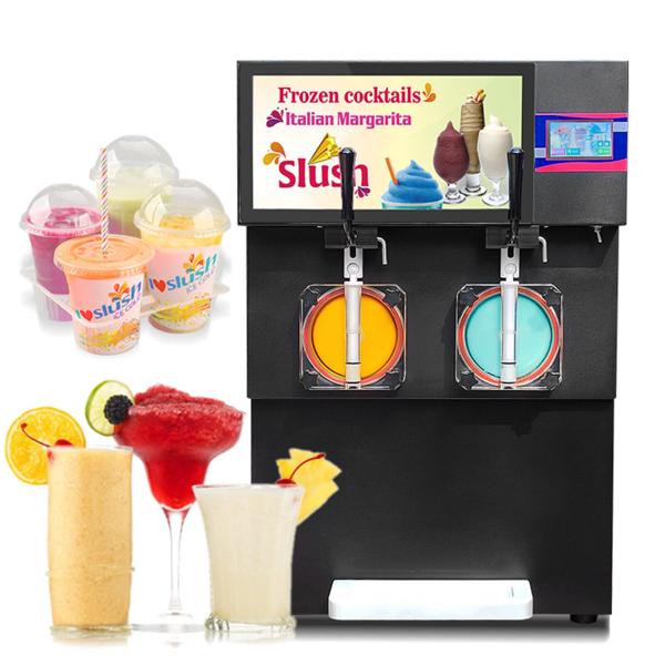 China Smoothie Margarita Ice Slush Machine 220V Milkshake Maker factory
