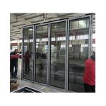 Bifold Sliding Glass Folding Window Doors For Patio 77mm Insulated Aluminum