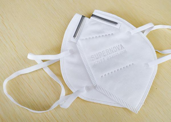 Non Woven Fabric N95 Rated Mask High Level Protection Dustproof Smooth Inner