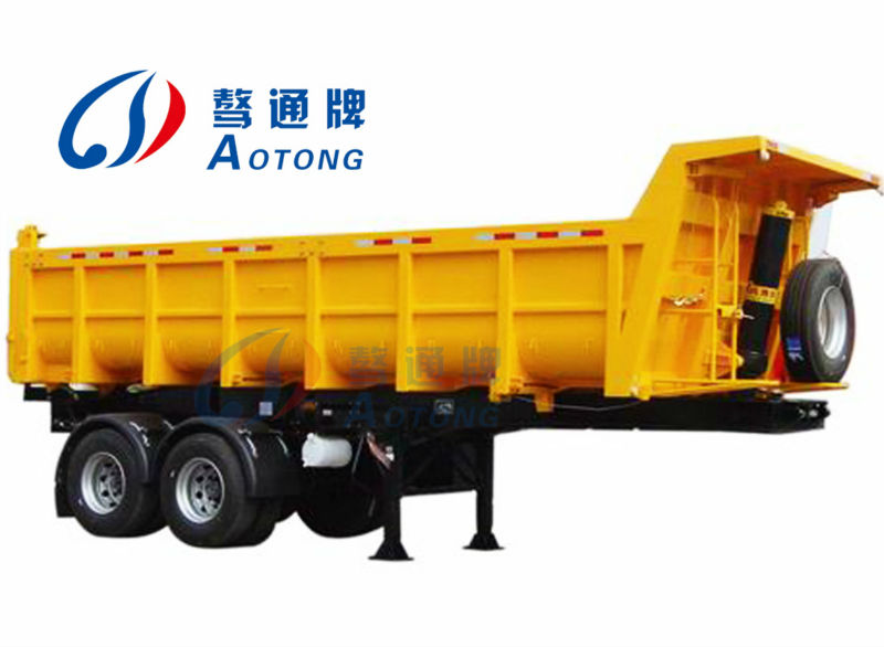 HAVY Hydraulic Cylinder 3 Axles 50T Rear Dump Semi Trailer Tipping Truck Trailer Self Discharge Dumping Trailers