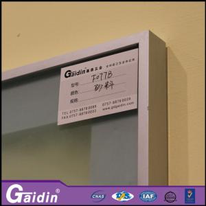 China anodized glass insert toilet Foshan electrophoresis aluminum door frame factory