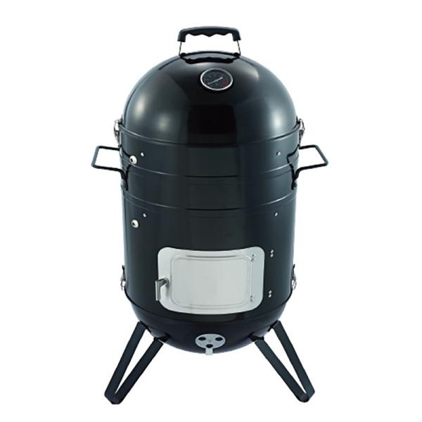 China 48x48x91cm 19'' Charcoal 3 Tier BBQ Smoker Roaster 225F To 750F Temp factory