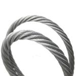 Non-Alloy Galvanized 8mm 10mm 12mm Flexible Steel Wire Rope Carbon Steel Cable