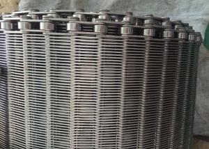 China Stainless Steel Flexible Flat Wire Mesh Conveyor Belt For Bread Industry factory