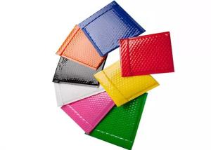 China LDPE Bubble Metallic Bubble Envelope Printing Custom LOGO For Holiday Gifts Shipping factory