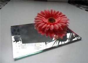 China Professional Plain Mirror Glass 3mm 4mm 5mm 6mm Thickness With Beveled Edge factory