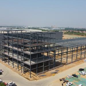 Prefab Steel Granary Warehouse with Double-Layer Q355B Structure