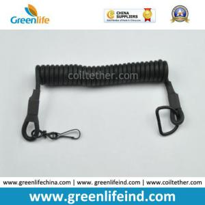 Forested Black Tool Spiral Coil Layard W/Hook&Ring