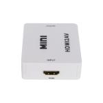 Plug And Play 4K*2K 3xRCA Mini HDMI To AV Converter