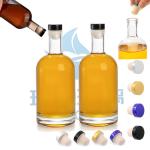 Clear Glass Bottle for 50ml 100ml 150ml 200ml 375ml 500ml 750ml Vodka Wine