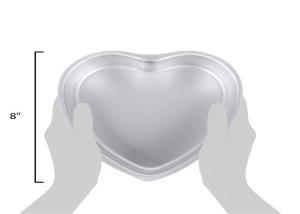 China RK Bakeware China Foodservice NSF Heart Shape Aluminum Cake Pan Cake Tin Cake Mould factory