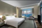 ISO18001 New Chinese Style Hotel Bedroom Furniture Sets Customized
