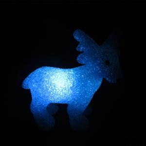 China Eco Friendly LED Light Toy EVA Christmas Deer Ball Flameless Candle Decoration factory