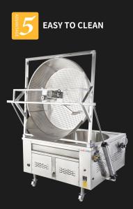 China Automatic Frying Machine Low Noise Outer Square Inner Circle factory