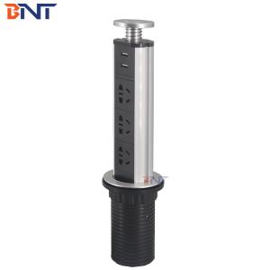 China Professional Pop Up Counter Outlet , Hidden Table Mounted Pop Up Kitchen Socket factory