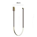 Modern simple U-shaped LED lighting personality creative art lighting shop
