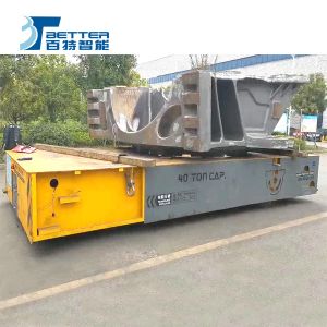 High Capacity Transfer Cart with Box-Girder Frame and Multi-Axle Suspension for