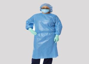 China Anti Static Protective Medical Isolation Gowns For Medical / Healthcare Center factory