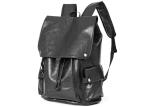 Leather Business Laptop Backpack , Daily Casual Laptop Backpack