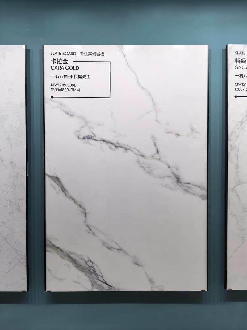 Stunning Interior Wall Glazed Polished Porcelain Tile For Living Room And Carrara 1200x1800x9mm No Fade Indoor Floor Tiles Decoration