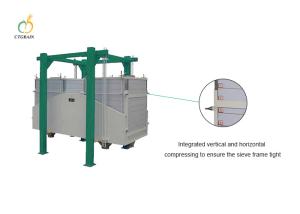 China Twin Section Plansifter Grain Milling Equipment Flour Controlling 265r/Min factory