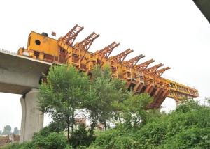 China Railway Hydraulic Bridge Erecting Crane , MSS System For Overheadbridge factory