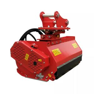 China Orange/Black Excavator Flail Mower Q355B Mechanical Power Source CE Certified factory