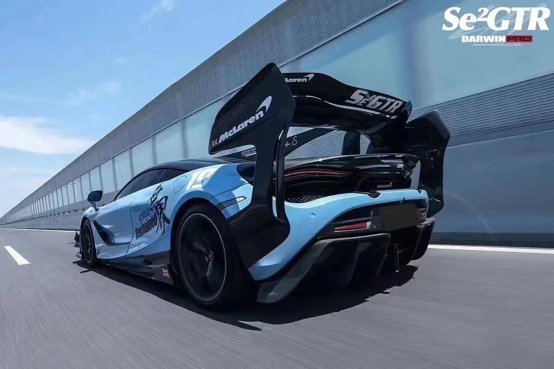 GTR Style 720s Wide Body Kit Mclaren Senna Body Kit Front Bumper Carbon Fiber