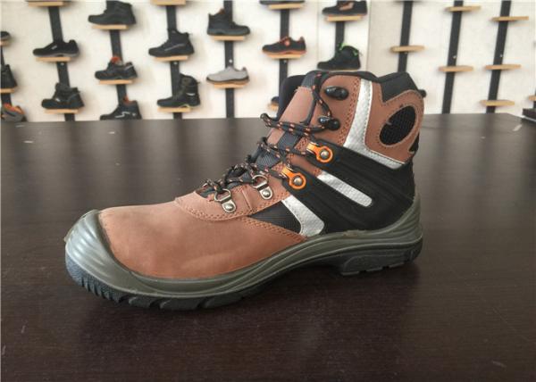 Mass Production Leather Safety Shoes Oil Resistant For Mining CE Certificated