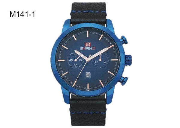 Wholesale Fashion Men's Quartz Watch Chinese Wristwatch Factory Leather Band