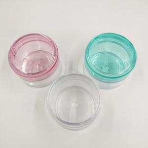 China 2g 3g 5g Cosmetic Sample Empty Container Plastic Clear Cosmetic Pot Jars With Lids factory