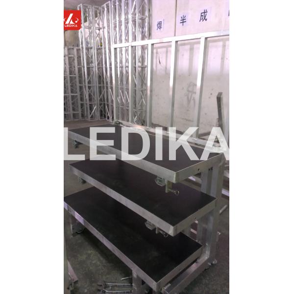 China Music Room Step Stool Aluminum Stage Platform Concert Choral Folding Seat factory