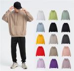 Solid Color Business Casual Hoodie Heavy Weight Wool Circle Hoodie