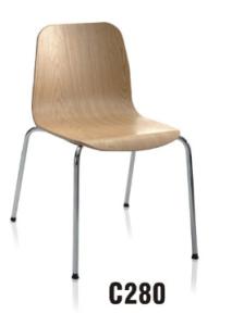 China modern home bent wood dining chair with metal leg factory