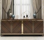 Modern Wooden Narrow Sideboard Cabinet