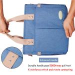 Collapsible Wide Mouth Opening Insulated Lunch Handbag