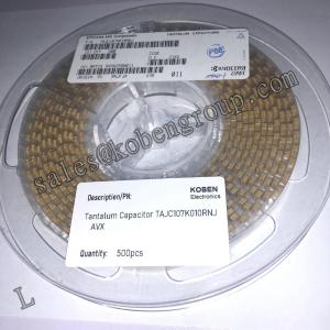 China TAJC107K010RNJ Tantalum Capacitor C Case 100uF 10V factory