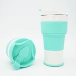 Lightweight 150g 400ML Collapsible Silicone Coffee Cup