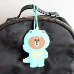 Cartoon Animal Design Silicone Luggage Tags Customized Travel ID Labels Name