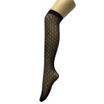 Jacquard Mesh Sexy Fishnet Stockings / Knee Sock Tights Custom Logo