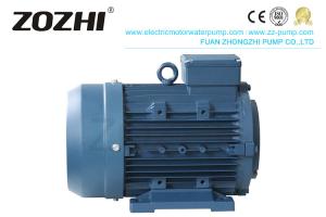 China 2.2kw 3HP Hollow Shaft Motor Three / Single Phase Aluminum Housing For Hydraulic factory