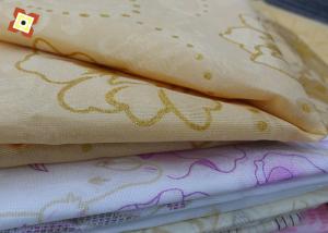 China Woven 100 Polyester Mattress Quilting Fabric Warp Knitted Gold Plated Printed Pattern factory
