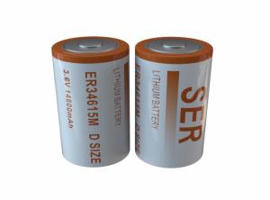 China 14500mAh LiSOCL2 Battery Spiral High Drain Lithium Thionyl Chloride ER34615M factory