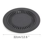 Cast Iron Non Stick Stovetop Grill Pan For Home Garden Barbecue