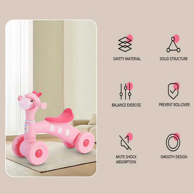 3-6 Years Old Children's Balance Bike 3KG Lightweight Yo Yo Bike for Learning and Fun
