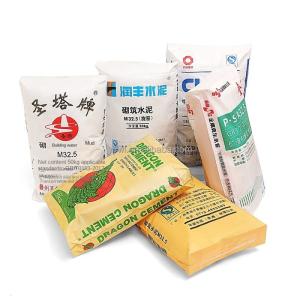 China 25 KG 40 KG 50 KG PP Woven Bag Cement Sack Empty Cement Bag PP Valve Bag factory