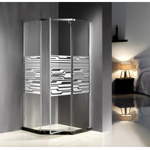 Custom 900MM Quadrant Shower Enclosures Mirror Glass Dimond Shape Pivot Door